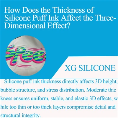 Hvordan påvirker tykkelsen af ​​silikonepust blæk den tre-dimensionelle effekt?