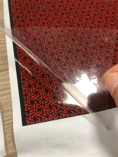 Super Fiber omvendt silikone blæk print